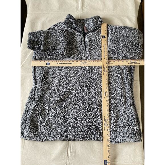 Original Weatherproof Pullover Grey and Black Sherpa Quarterzip XXL - Picture 9 of 10